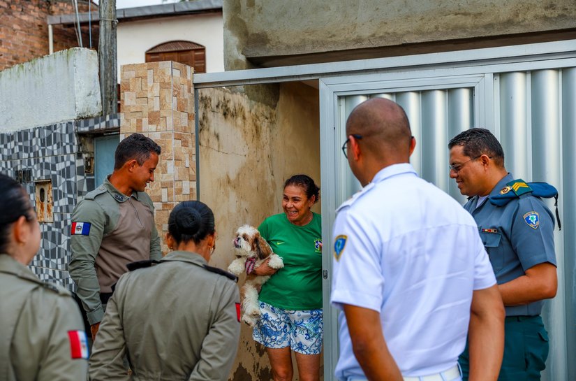 Comitiva da PM do Maranhão visita Alagoas para conhecer projeto de acolhimento a veteranos