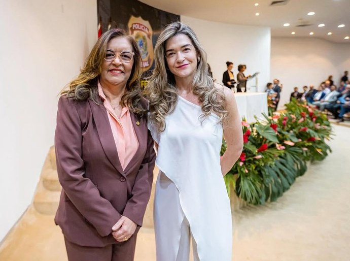 Senadora Eudócia destaca valorização feminina na posse da nova superintendente da PF em Alagoas