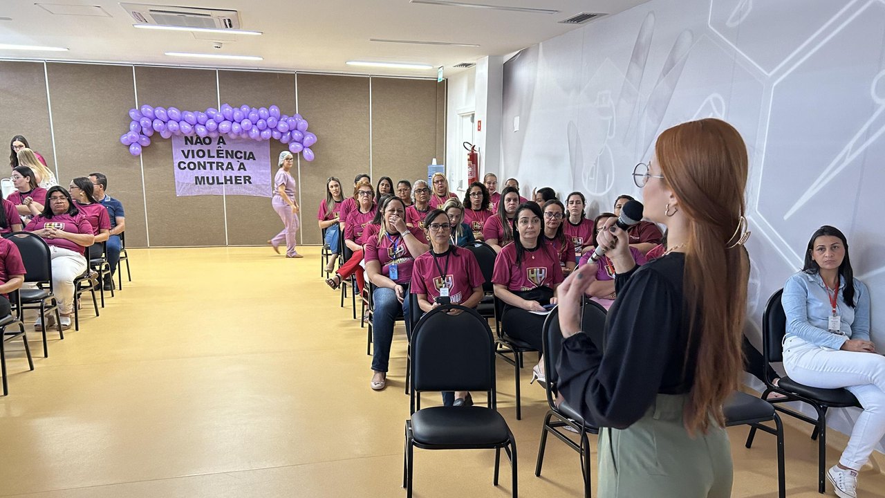 Hospital do Coração e Hemoal promovem palestra em alusão ao Agosto Lilás 