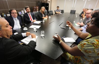 Vice-presidente do TJ debate com deputados federais violência contra jovens