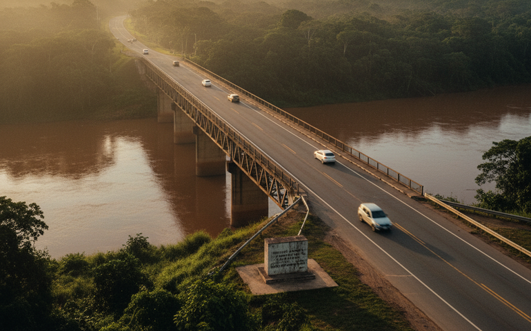 Ponte sobre o Rio Tarauacá recebe o nome de Odilon Vitorino de Siqueira