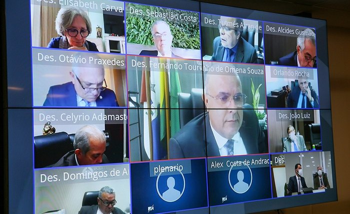 Sessão administrativa desta terça-feira (8) ocorreu virtualmente