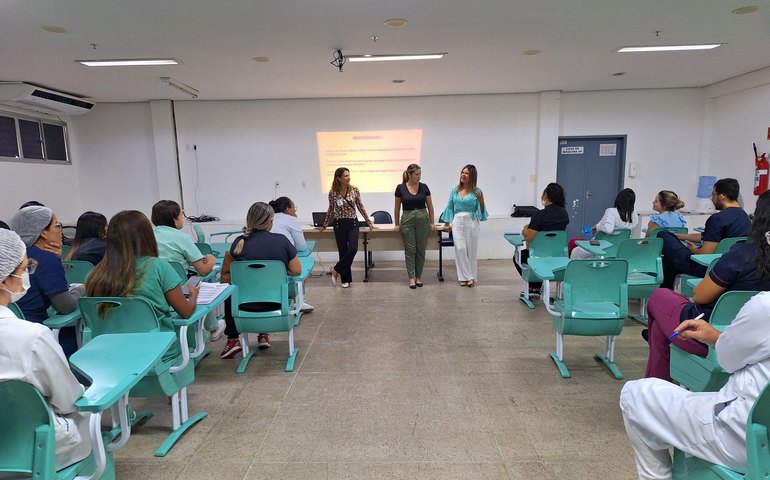 Estudos de casos são promovidos pela Comissão de Residência Multiprofissional do HGE