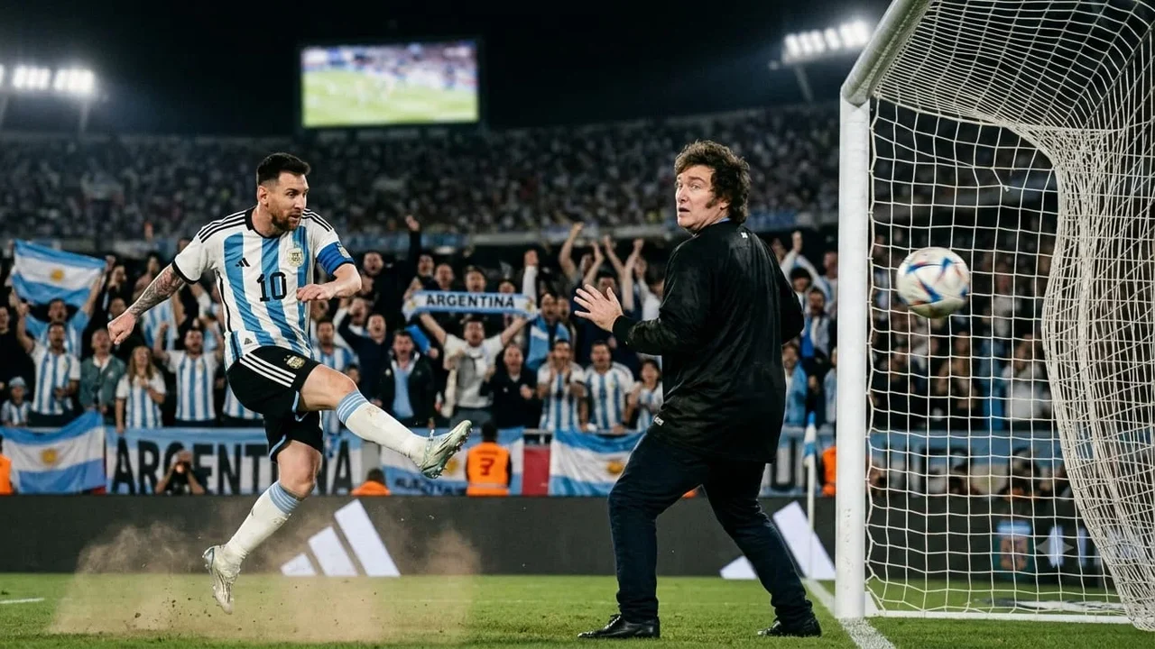 Um petardo de Messi no extremismo debiloide de Milei
