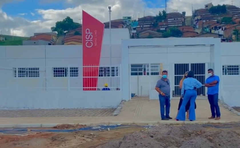 Prefeita Marcela Gomes recebe governador Renan Filho para inaugurar Cisp de Novo Lino nesta segunda, 9