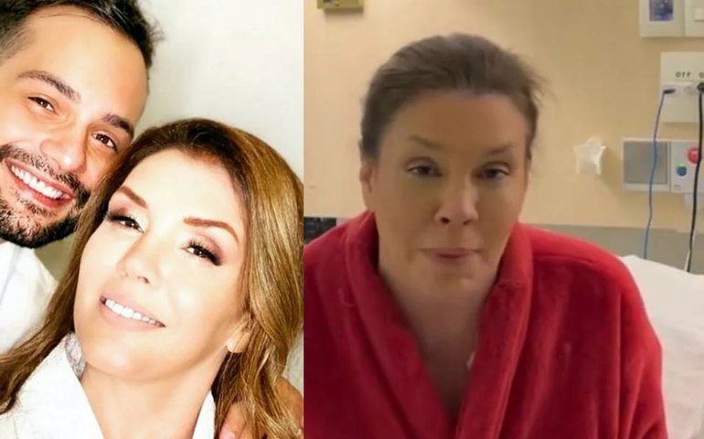 Simony mostra primeira sessão de quimioterapia após revelar câncer