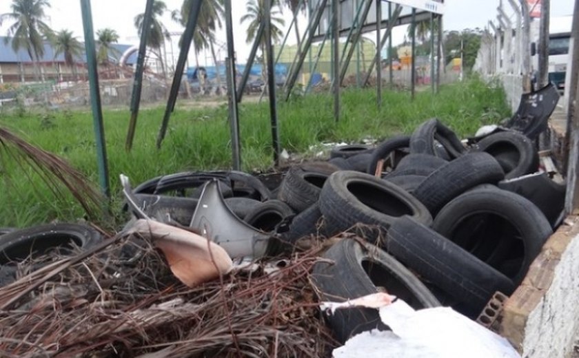 Estado recolhe mais de oito mil pneus sem serventia nos municípios alagoanos
