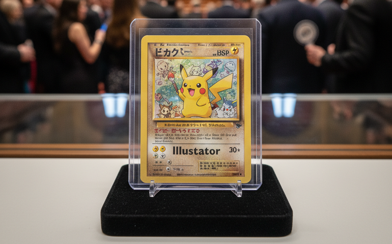 Carta mais rara de Pokémon é vendida por mais de R$ 85 milhões em leilão histórico