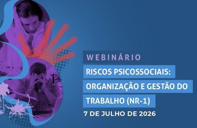 TJAL convida para webinário do CNJ sobre riscos psicossociais no ambiente de trabalho