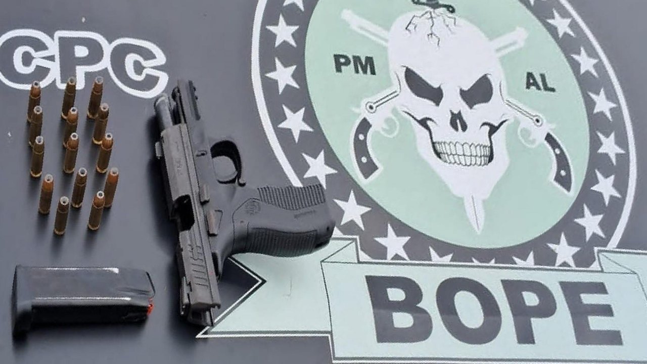 PM apreende três armas durante ações em Maceió, Maragogi e Piranhas