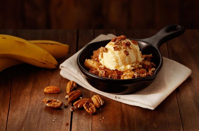 Outback apresenta sobremesa com banana e calda de caramelo
