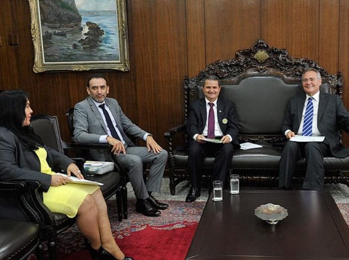 Renan recebe em audiência o reitor do Instituto Federal de Alagoas