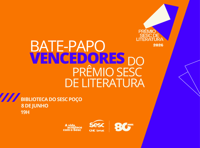Sesc Alagoas promove encontro com vencedores do Prêmio Sesc de Literatura 2025