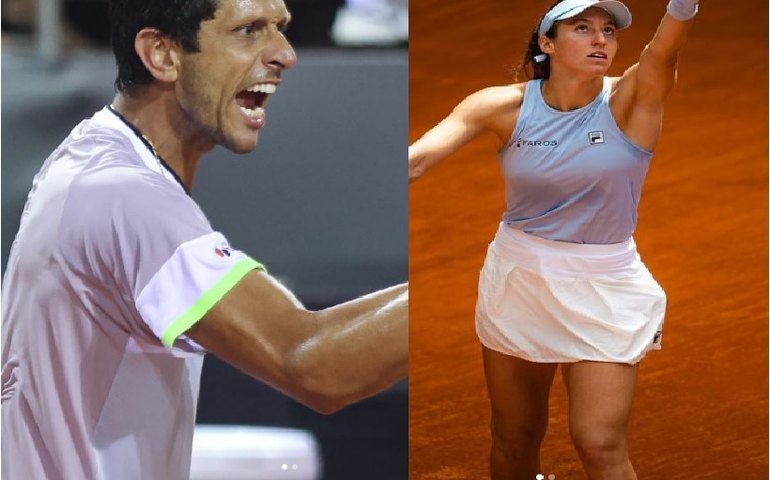 Luisa Stefani e Marcelo Melo avançam às oitavas nas duplas em Roland Garros