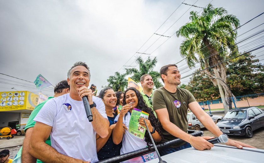 Maceió e União dos Palmares recebem caravanas de Rafael Brito nesta sexta-feira (23)