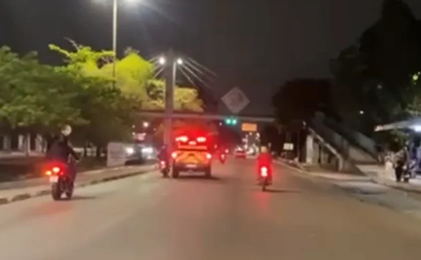 Viatura do DMTT se envolve em colisão com motociclista na BR-104 durante escolta de ministra