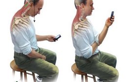 Uso excessivo de celular pode causar dores no pescoço