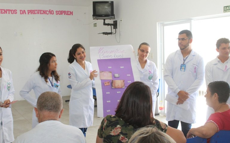 Saúde promove palestra em alusão ao Janeiro Roxo na UBS Baixão