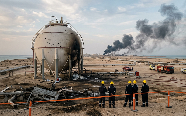 Drones iranianos atacam usina elétrica e instalações de energia no Catar