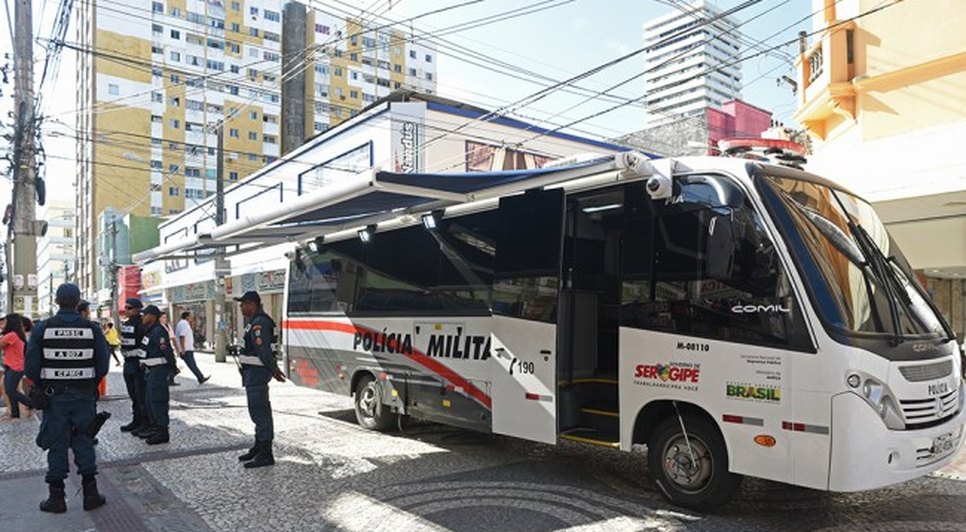 Policiamento no Centro / Foto: Ascom/SSP