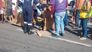 Homem é atropelado por viatura policial, fica gravemente ferido e sofre amputação no pé em Aracaju