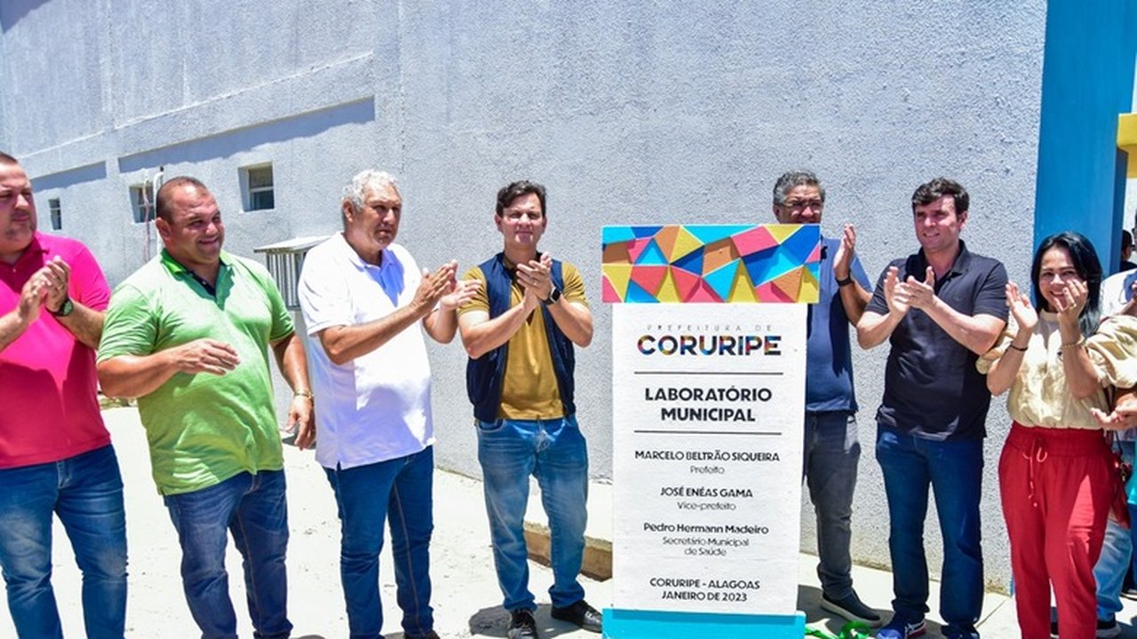 Inaugurado, Laboratório Municipal de Coruripe tem capacidade para realizar 120 coletas/dia e 20 mil exames mês