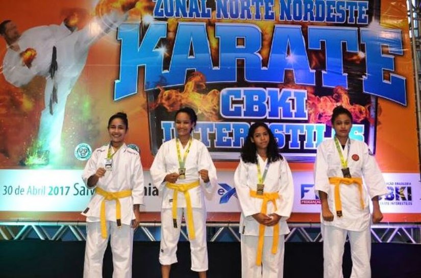 Caratecas alagoanos conquistam 33 medalhas em Salvador