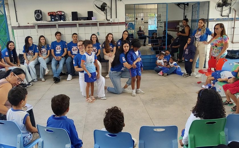 Projeto Samu nas Escolas ensina primeiros socorros de forma lúdica e fortalece cidadania infantil