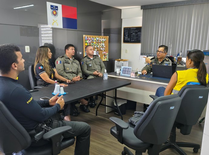 Orla Segura: PM se reúne com instituições parceiras para debater a segurança na região