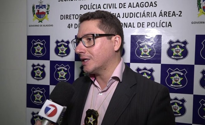 Delegado Igor Diego, titular do 91º Distrito Policial de Porto Calvo