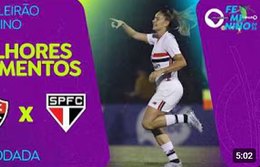 MELHORES MOMENTOS: VITÓRIA 1 X 3 SÃO PAULO | BRASILEIRÃO FEMININO | 14ª RODADA