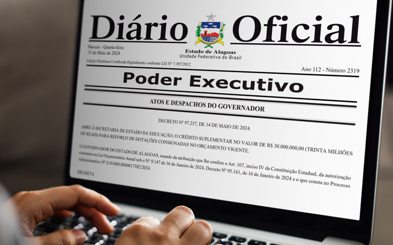  Imprensa Oficial Graciliano Ramos disponibiliza edições físicas e digitais do Diário Oficial de Alagoas 