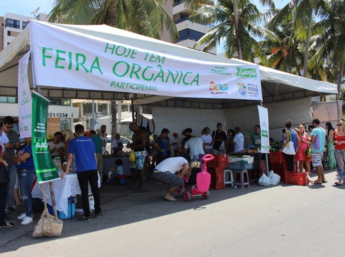 Feira Orgânica chega à quarta edição neste domingo (12) na Rua Fechada