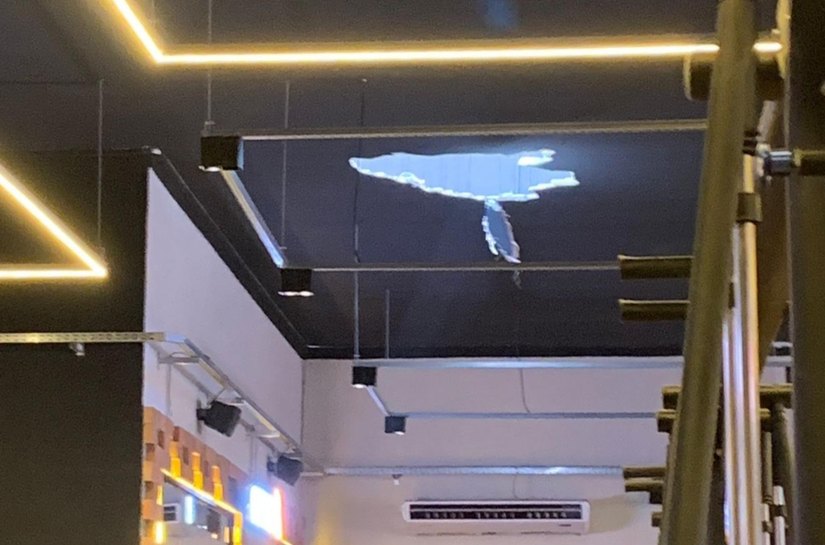 Samu atende vítima de queda de telhado em academia de Arapiraca