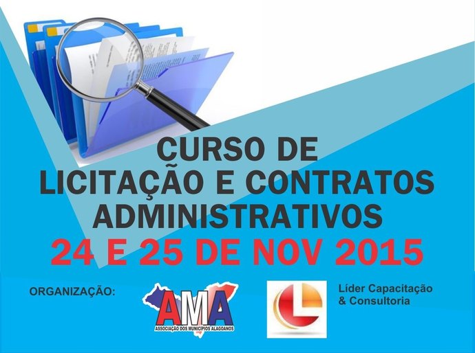 Curso de Licitações e Contratos Administrativos acontece nesta terça e quarta na AMA