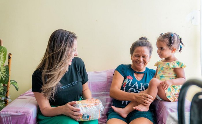 Kits de leite beneficiam crianças maceioenses de 0 a 3 anos de idade