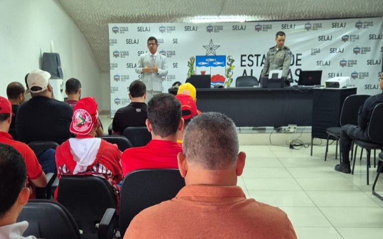 Alinhado: Ministério Público participa de reunião e apresentação de plano operacional para CRB x Santos