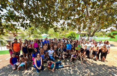 Serviço de Convivência celebra o Mês da Criança com dia de lazer no Clube Campestre, em Palmeira