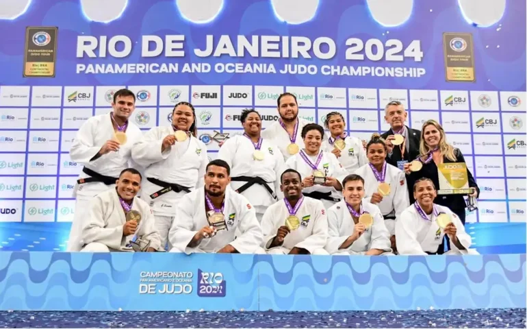 Judô: Brasil fatura 16 pódios, 7 deles de ouro, em Pan-Americano no RJ