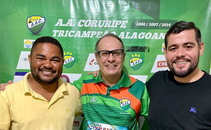 Novo técnico do Coruripe, Caé Cunha chega e comanda primeira atividade com o elenco praiano