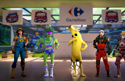 Carrefour cria experiência imersiva e leva profissões do varejo para novo mapa no Fortnite