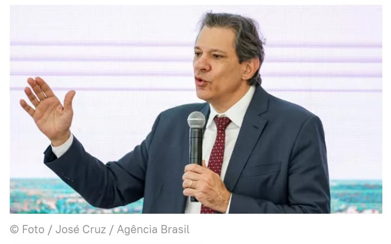 Ministro Fernando Haddad faz pronunciamento sobre cortes de gastos: R$70 bilhões
