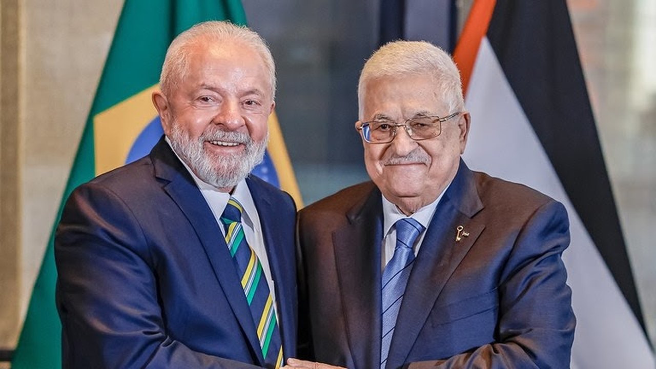 Lula se reúne com presidente da Palestina em Nova York