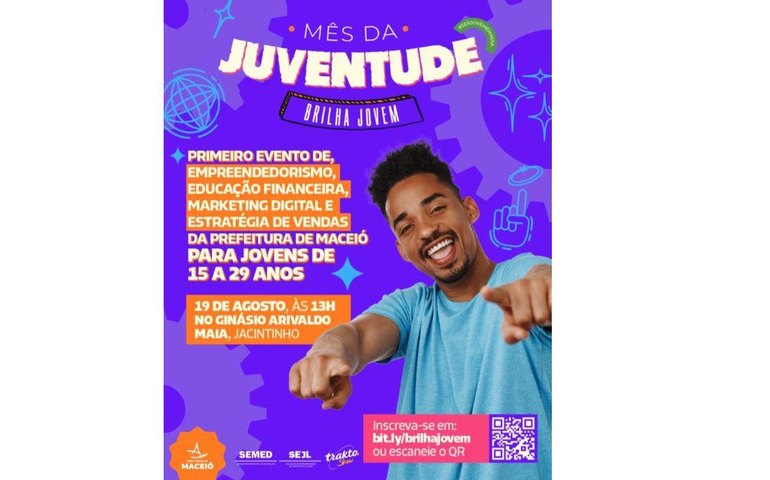 Prefeitura de Maceió lança 1ª Edição do Brilha Jovem