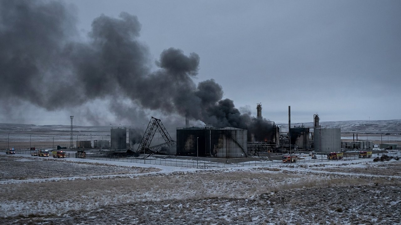 Ucrânia ataca refinaria de petróleo na Rússia; Moscou bombardeia prédio residencial