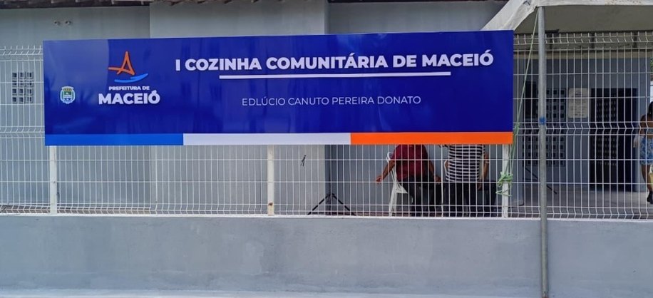 1ª Cozinha Comunitária Edlúcio Canuto Pereira Donato funciona no Conj. Cidade Sorriso 1. Foto: Ascom Semdes