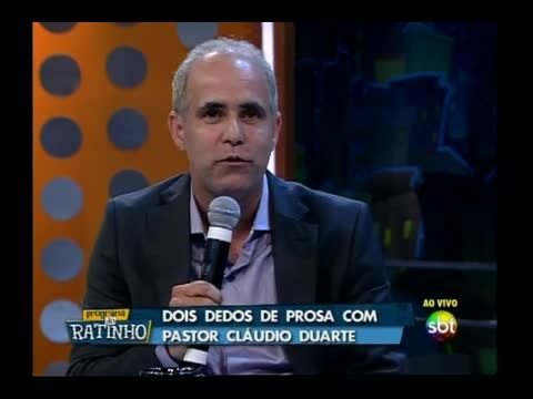 Pastor Claudio Duarte participa do Programa do Ratinho