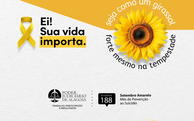 Setembro Amarelo: médica do TJAL alerta sobre ansiedade e depressão