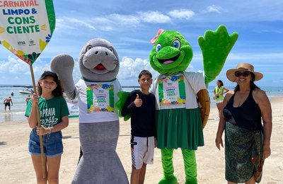 IMA/AL promove Carnaval Limpo e Consciente em Marechal Deodoro e Barra de São Miguel