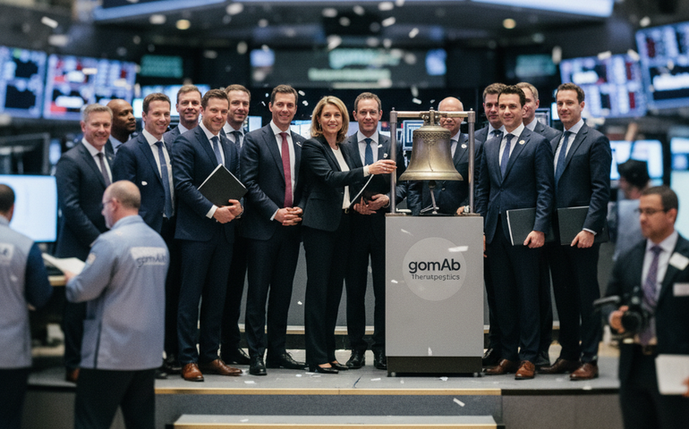 Biofarmacêutica belga gomAb Therapeutics solicita IPO nos EUA